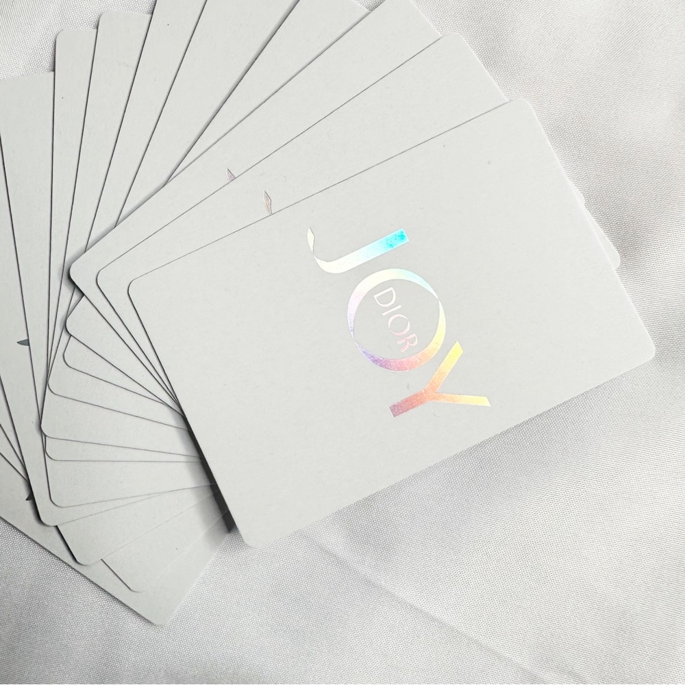 ♠️ Dior Joy Limited Edition Playing Cards Holographic Luxury Spades New Pick 1 - Picture 8 of 8